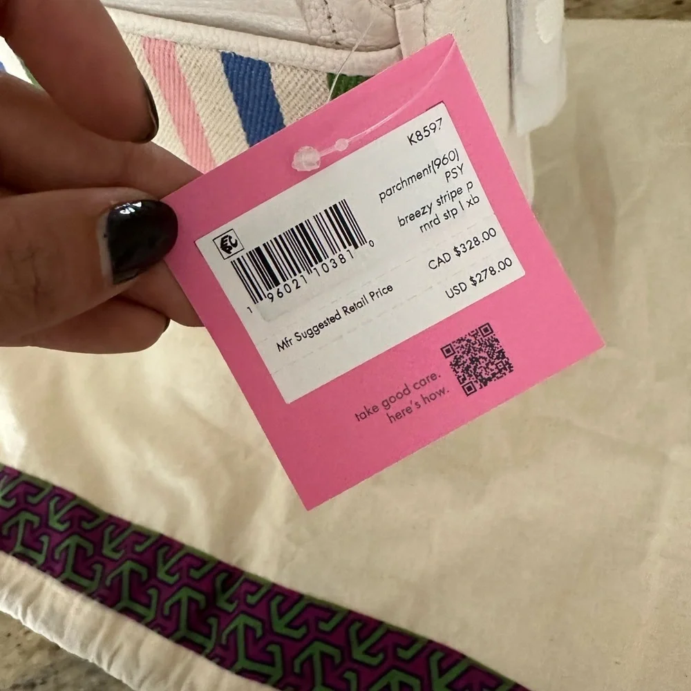 New Kate spade run around breezy stripe crossbody bag